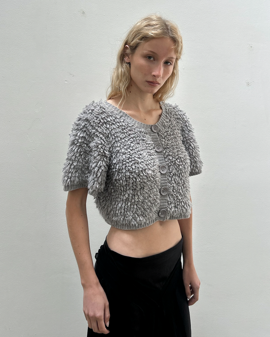 Chloé 2008 Cashmere Cropped Cardigan