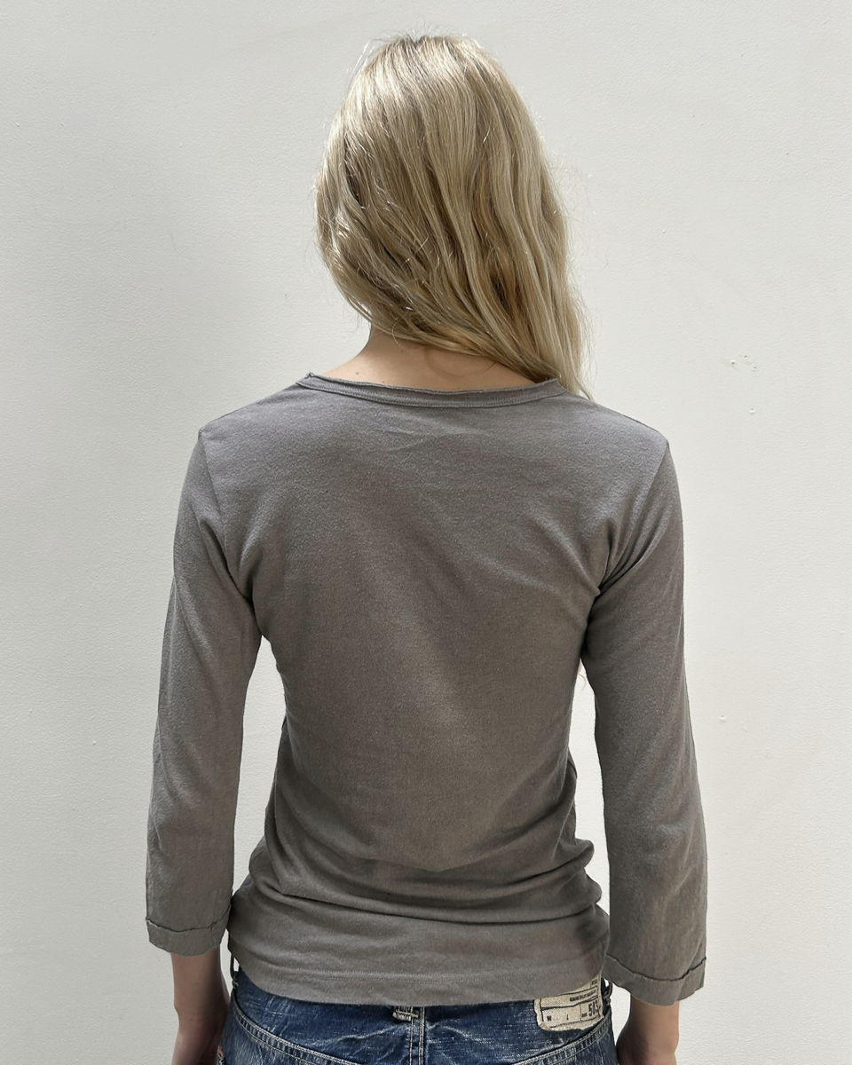 Y’s Yohji Yamamoto 3/4 Sleeve Top