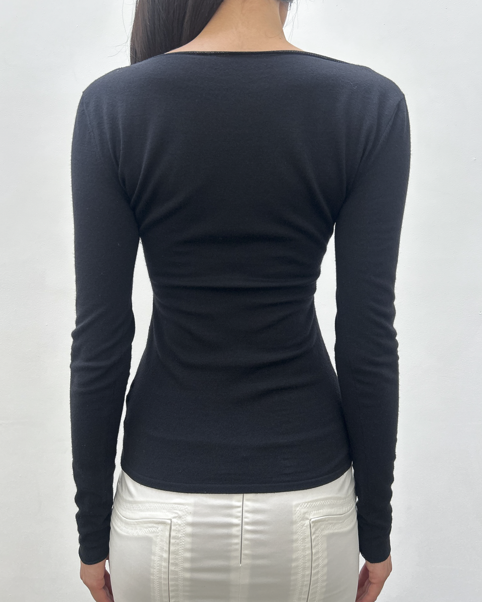 Gucci Knit V-Neck Top