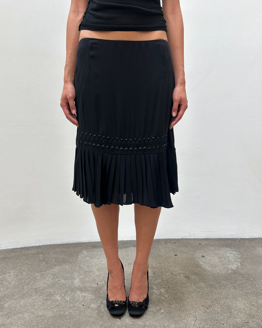 Gucci FW2005 Beaded Chiffon Skirt