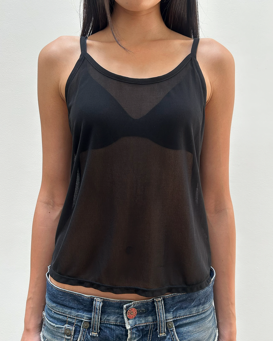Emporio Armani Sheer Tank Top