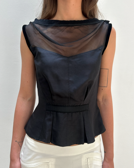 Louis Vuitton by Marc Jacobs FW2004 Peplum Top