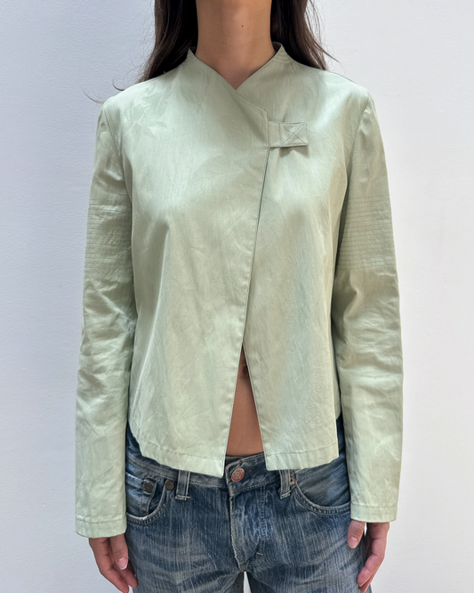 Emporio Armani Asymmetric Cotton Jacket