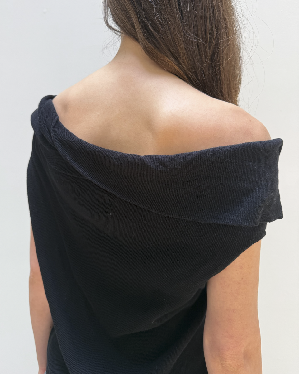 Y's Yohji Yamamoto Double-Mesh Top