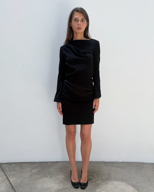 Balenciaga by Nicolas Ghesquière 2008 Draped Dress