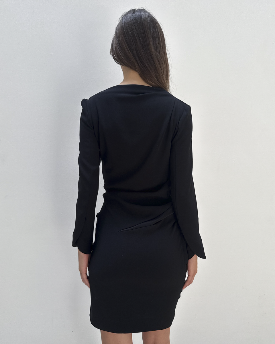 Balenciaga by Nicolas Ghesquière 2008 Draped Dress