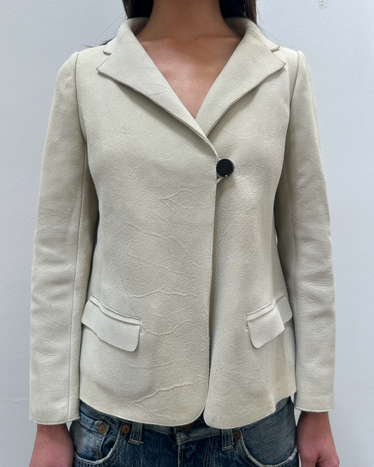 Chloé FW2007 Deerskin Leather Blazer