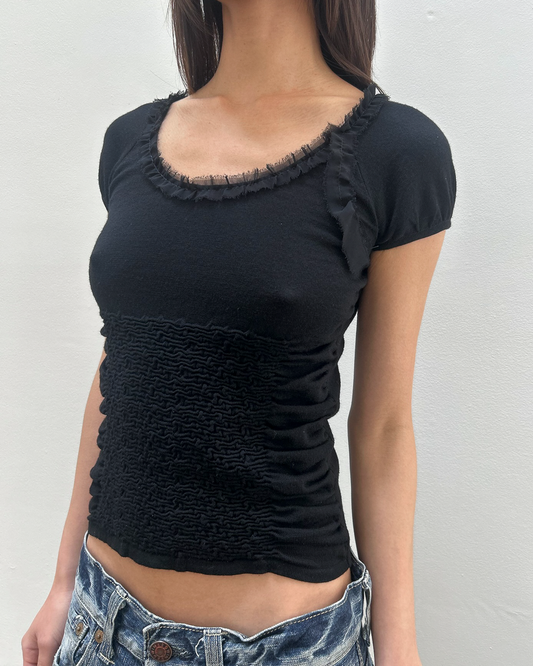 Alberta Ferretti Cinched Waist Top