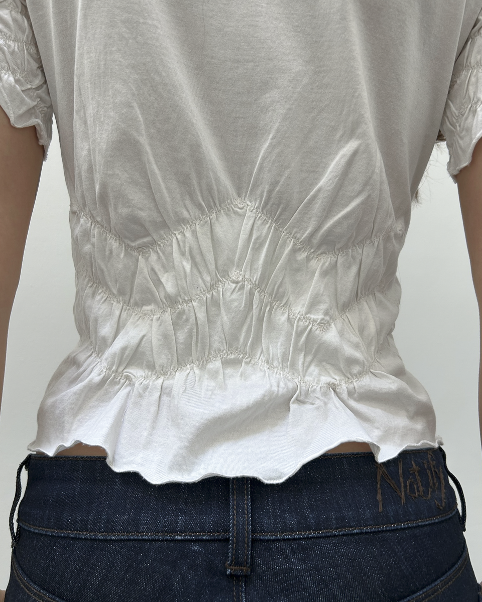 Yves Saint Laurent Ruched Top