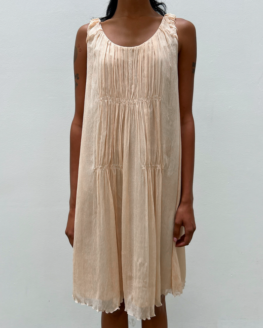 Celine by Michael Kors Silk Ruffle Dress