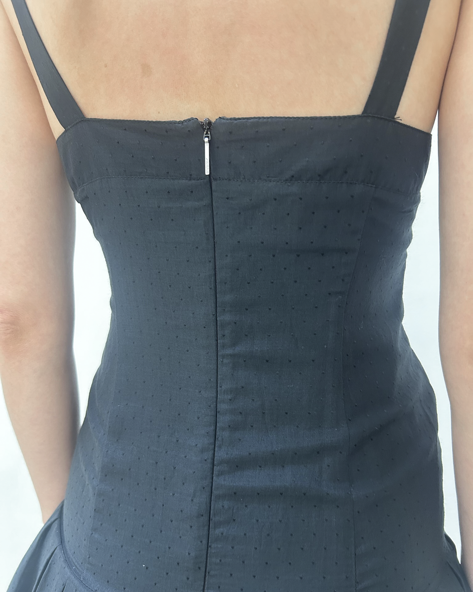 Byblos Pleated Drop-Waist Dress