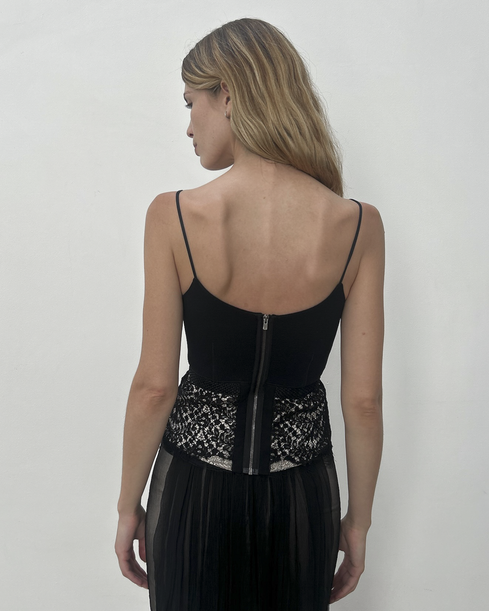 Alessandro Dell'Acqua Lace Top & Skirt Set