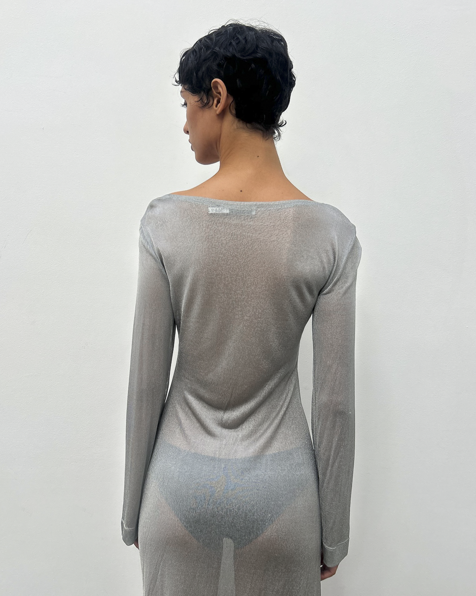 Emporio Armani 1990s Sheer Dress