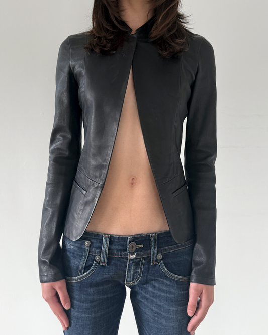 Neil Barrett Leather Blazer