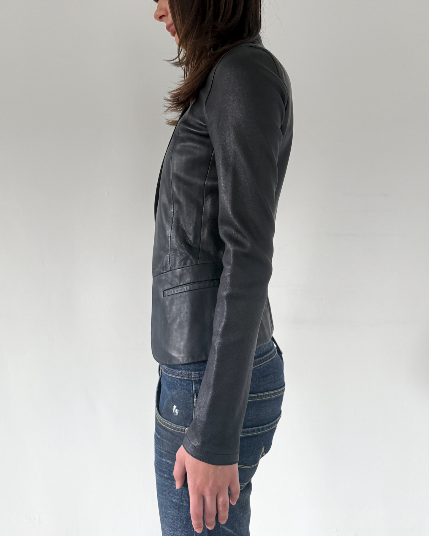 Neil Barrett Leather Blazer
