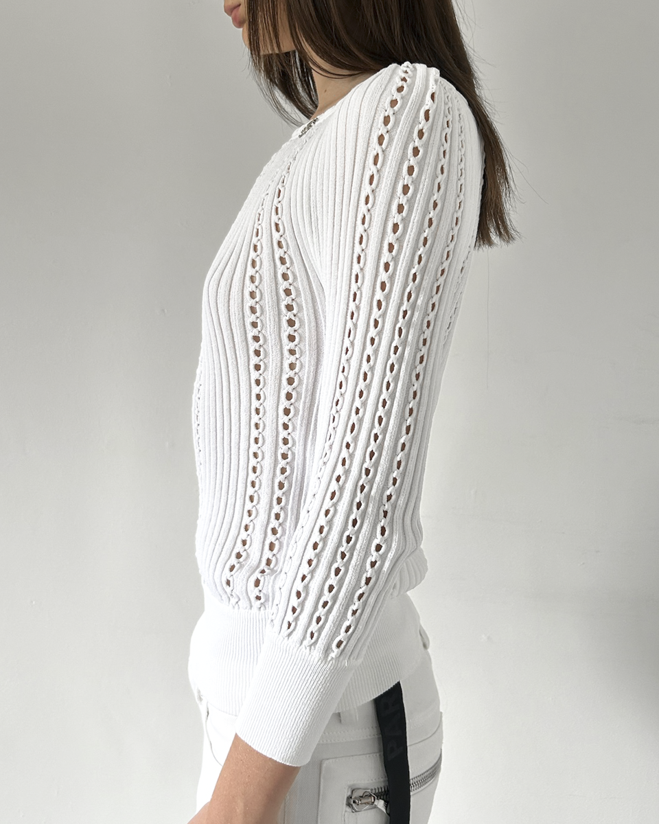 Blumarine Quarter Sleeve Top