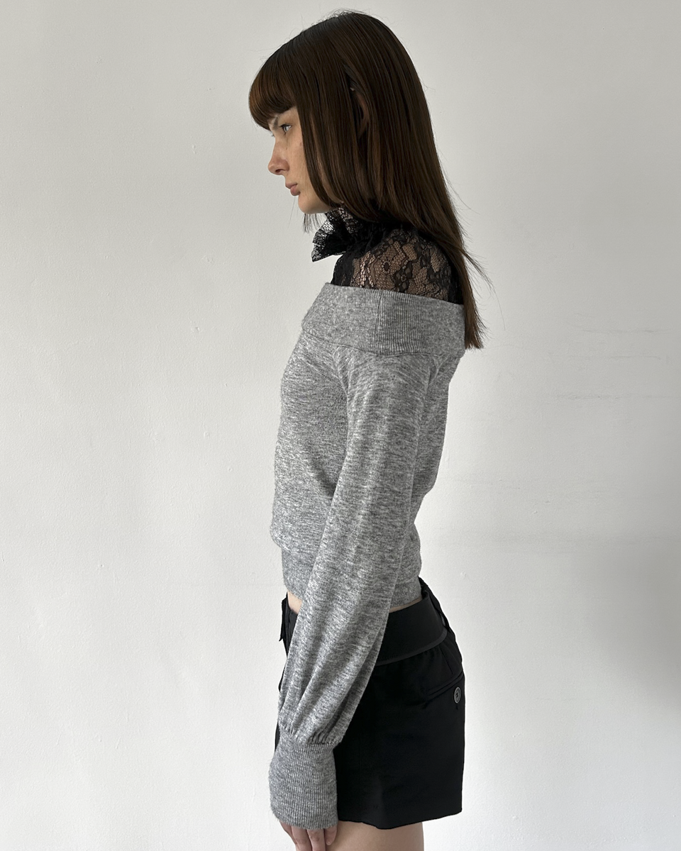 Denny Rose Lace Sweater