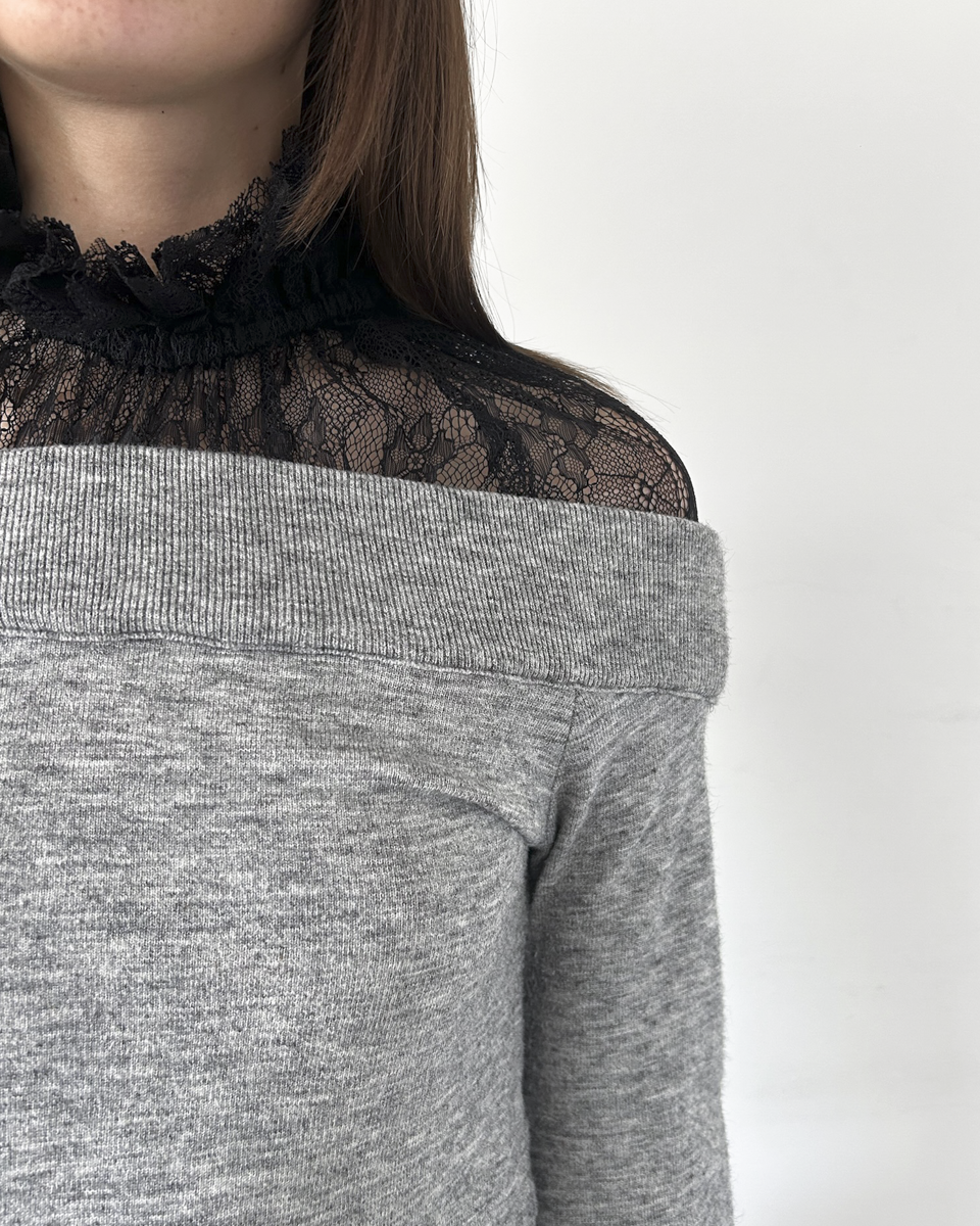 Denny Rose Lace Sweater