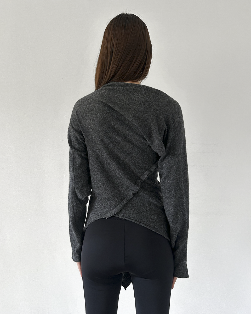 Comme des Garcons AW2002 Asymmetrical Sweater