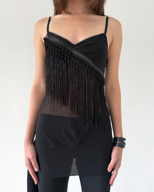 John Richmond Fringe Tunic