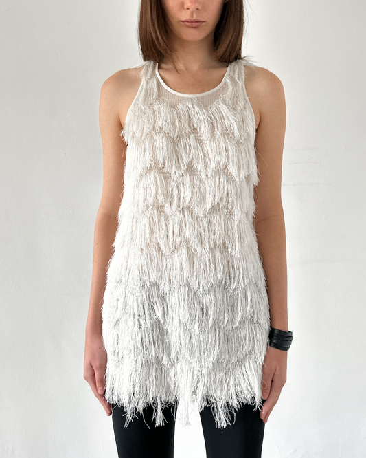 by Malene Birger Fringe Sleeveless Tunic