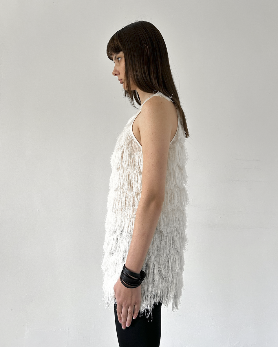 by Malene Birger Fringe Sleeveless Tunic