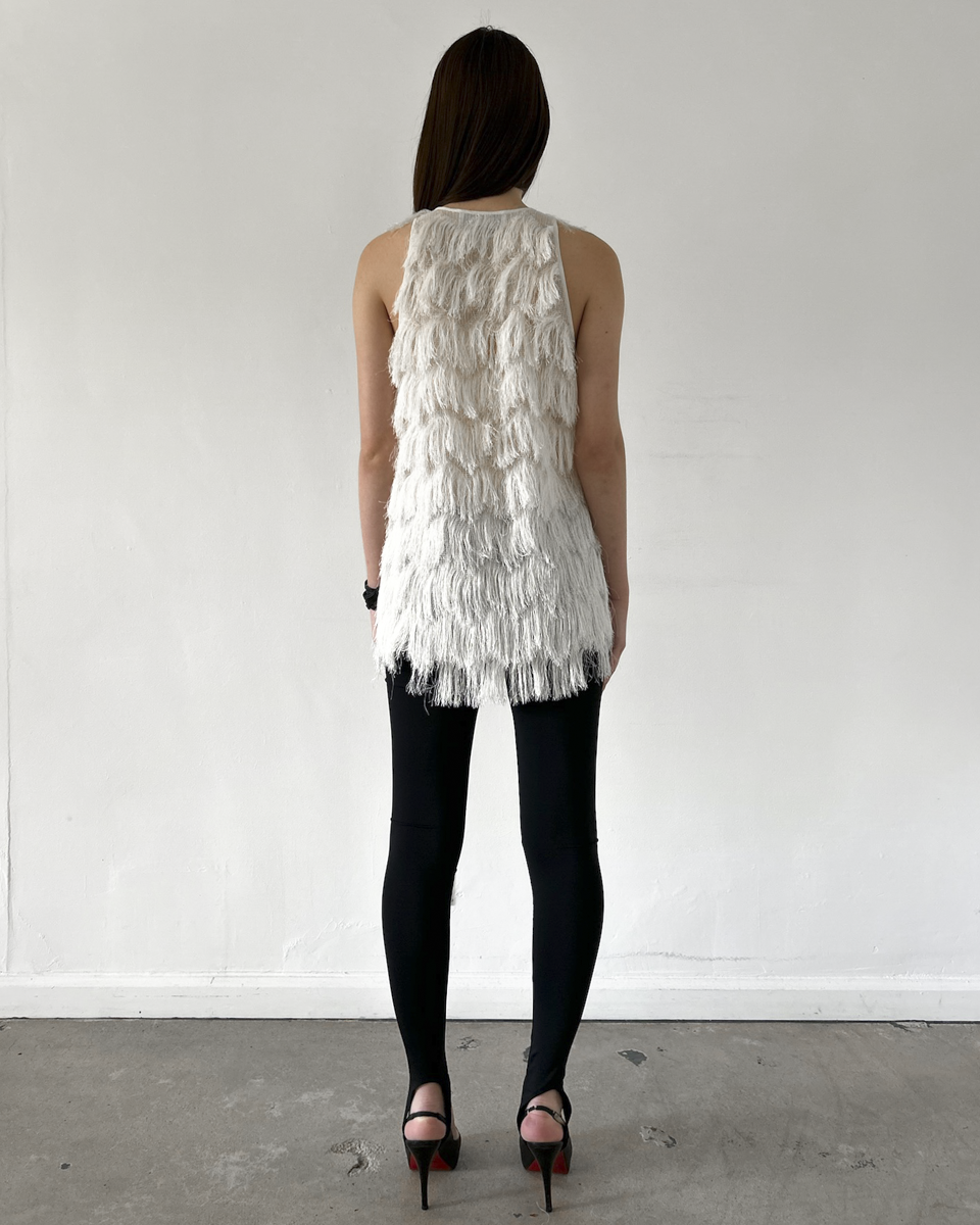 by Malene Birger Fringe Sleeveless Tunic