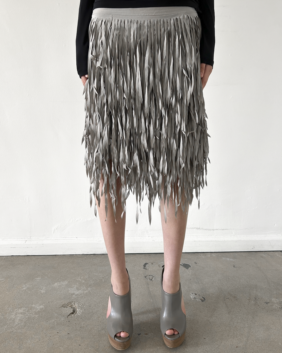 Brunello Cucinelli Fringe Skirt