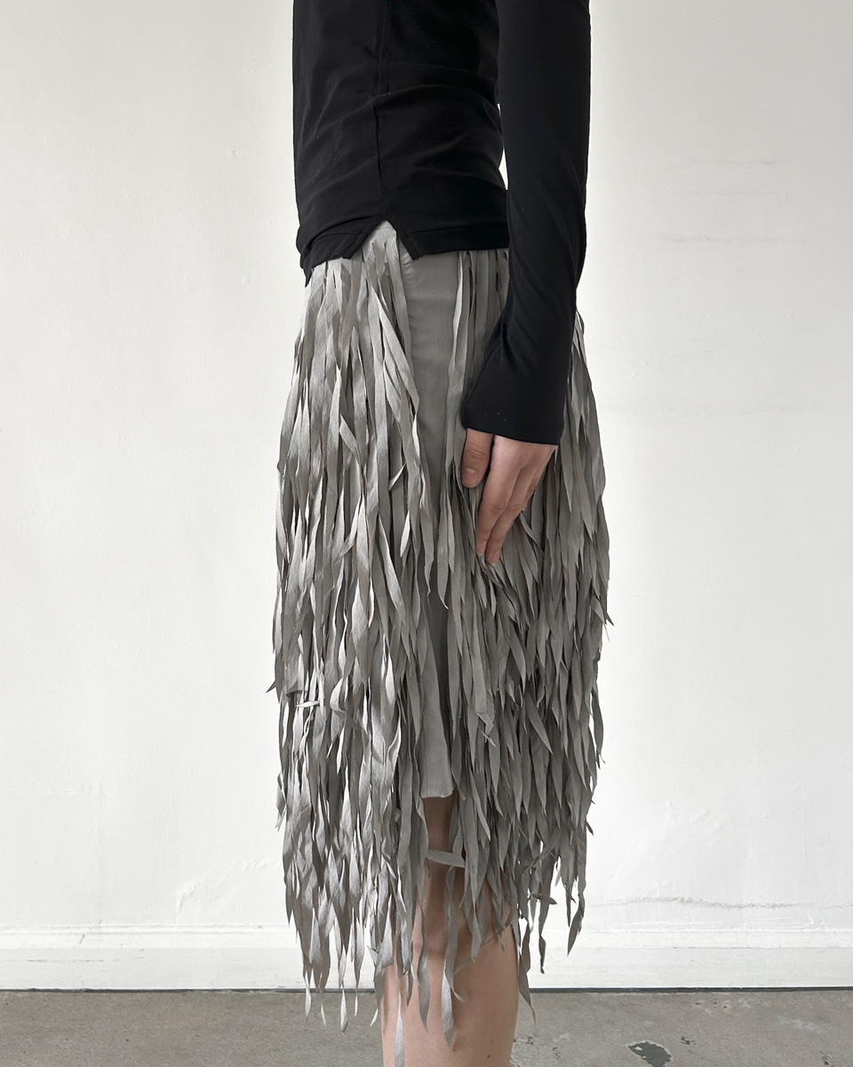 Brunello Cucinelli Fringe Skirt