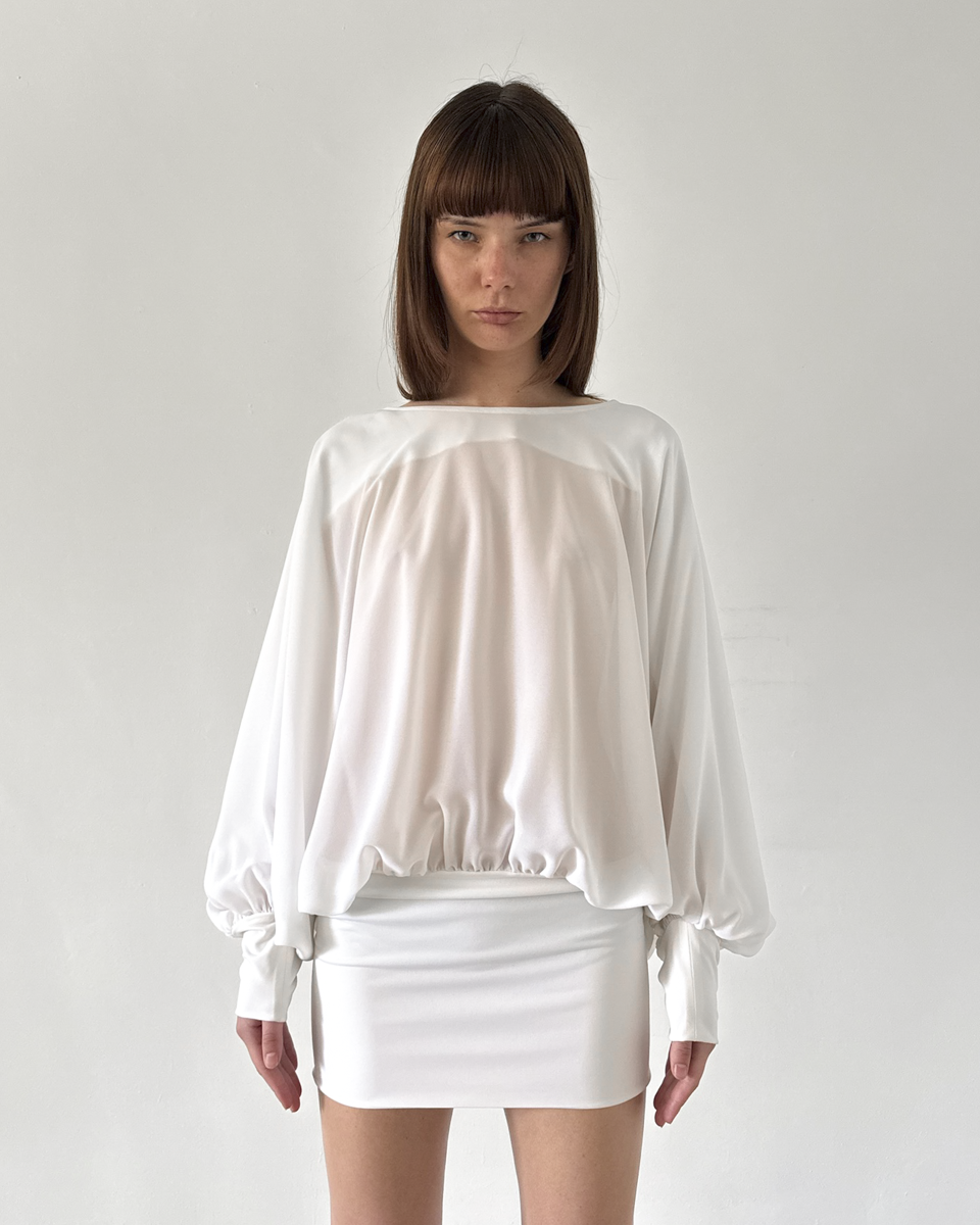 Junya Watanabe Comme des Garcons AW2009 Draped Mini Dress