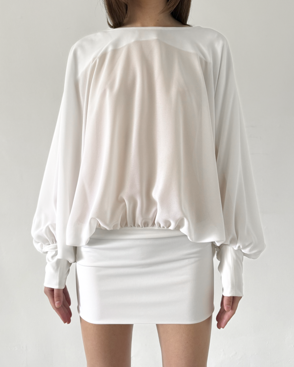 Junya Watanabe Comme des Garcons AW2009 Draped Mini Dress