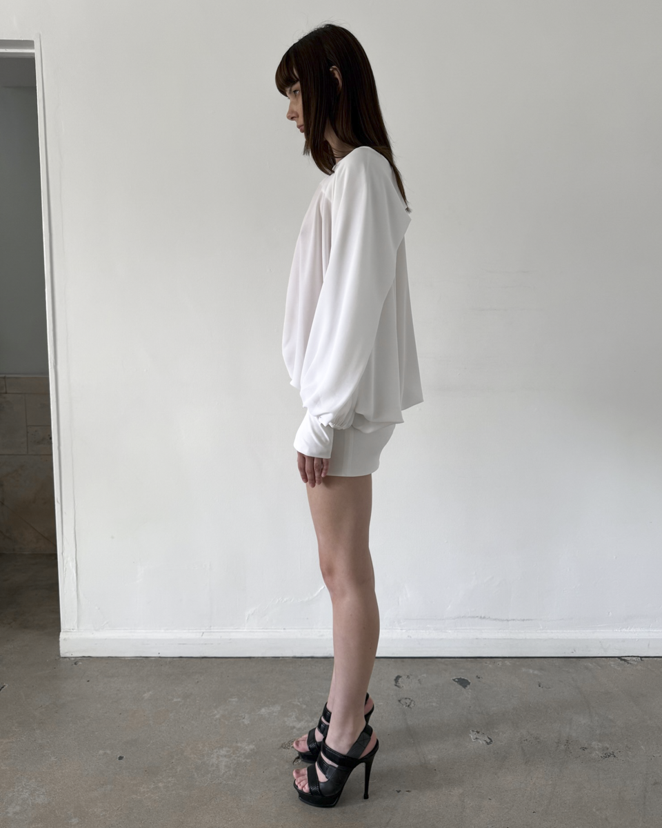 Junya Watanabe Comme des Garcons AW2009 Draped Mini Dress