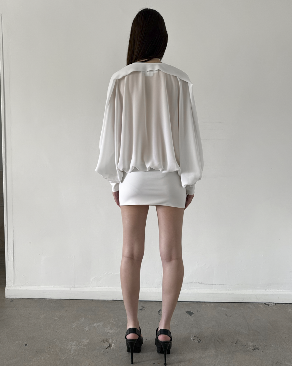 Junya Watanabe Comme des Garcons AW2009 Draped Mini Dress