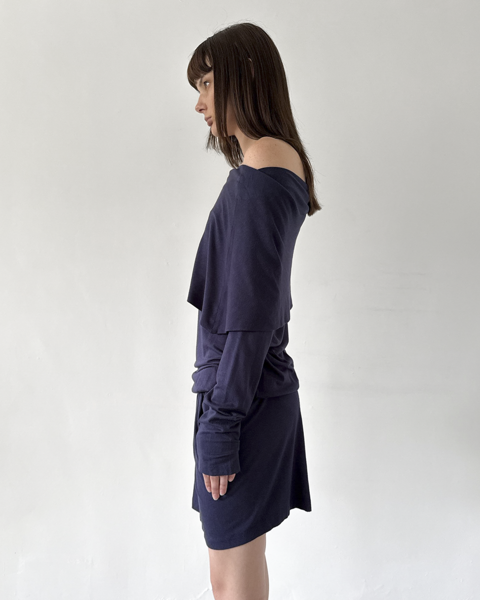 Alexander McQueen Drop-waist Cowl Neck Dress