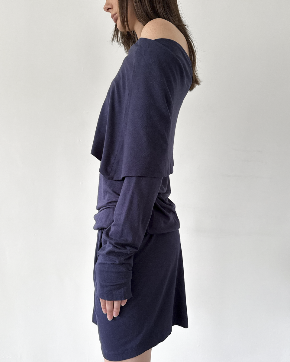 Alexander McQueen Drop-waist Cowl Neck Dress