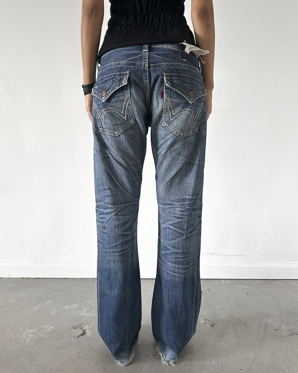 Edwin 503 BlueTrip with Button Back Pockets