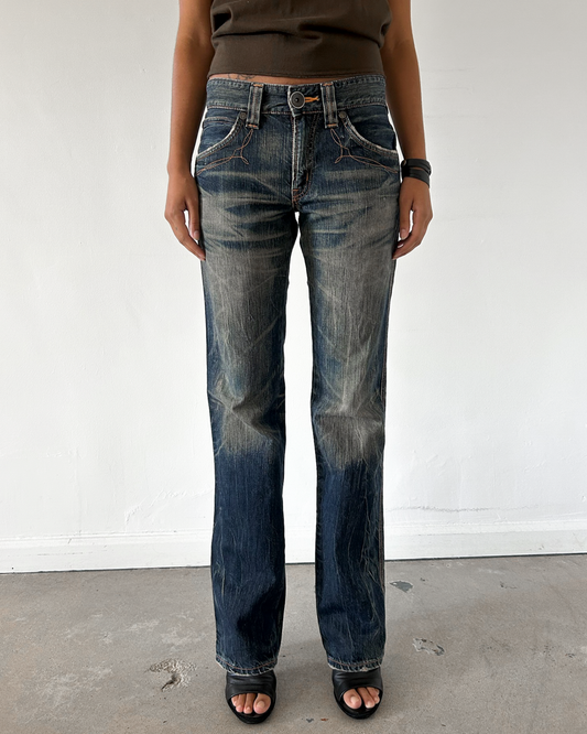 Edwin 503 BlueTrip Denim with Leather Pockets