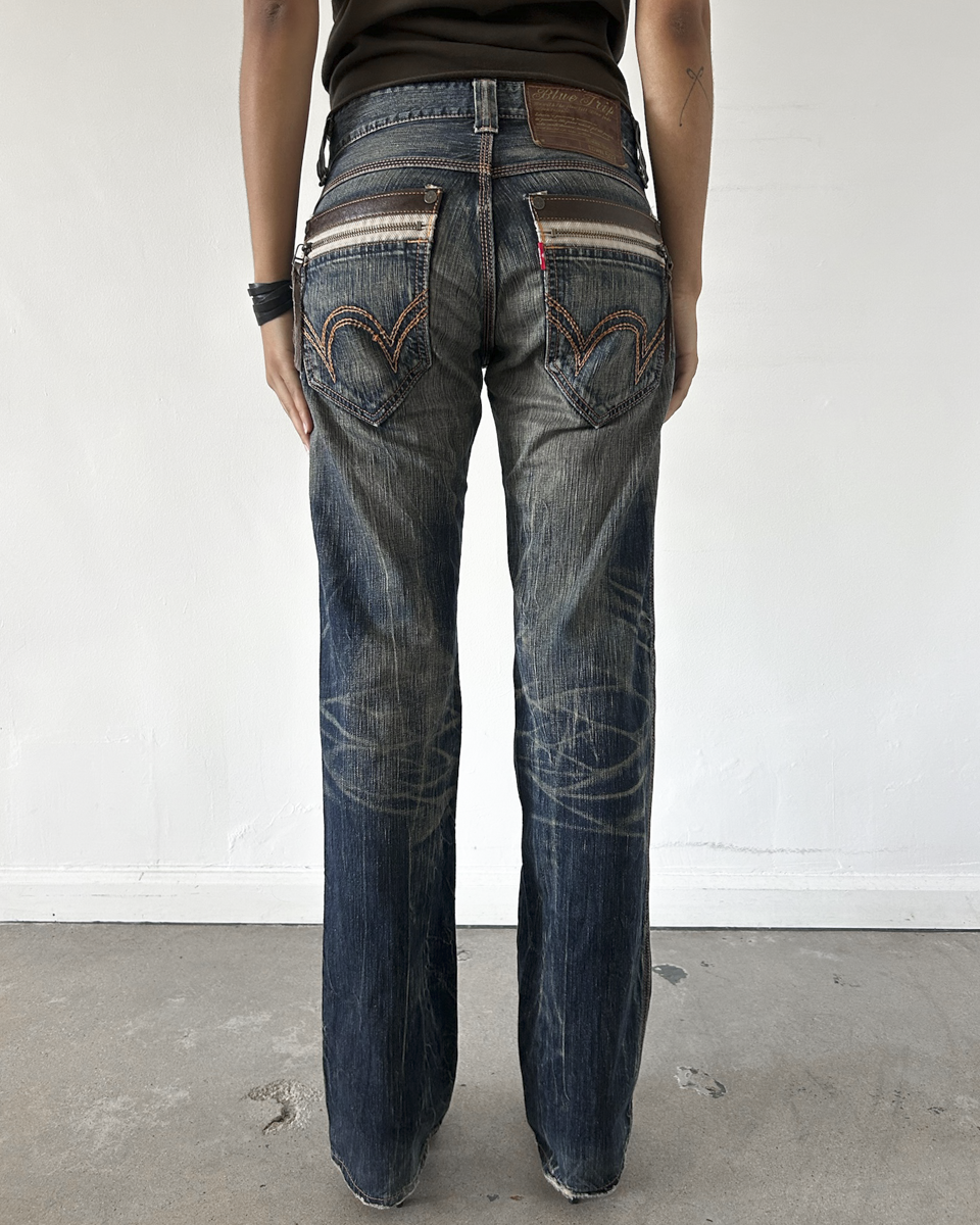Edwin 503 BlueTrip Denim with Leather Pockets