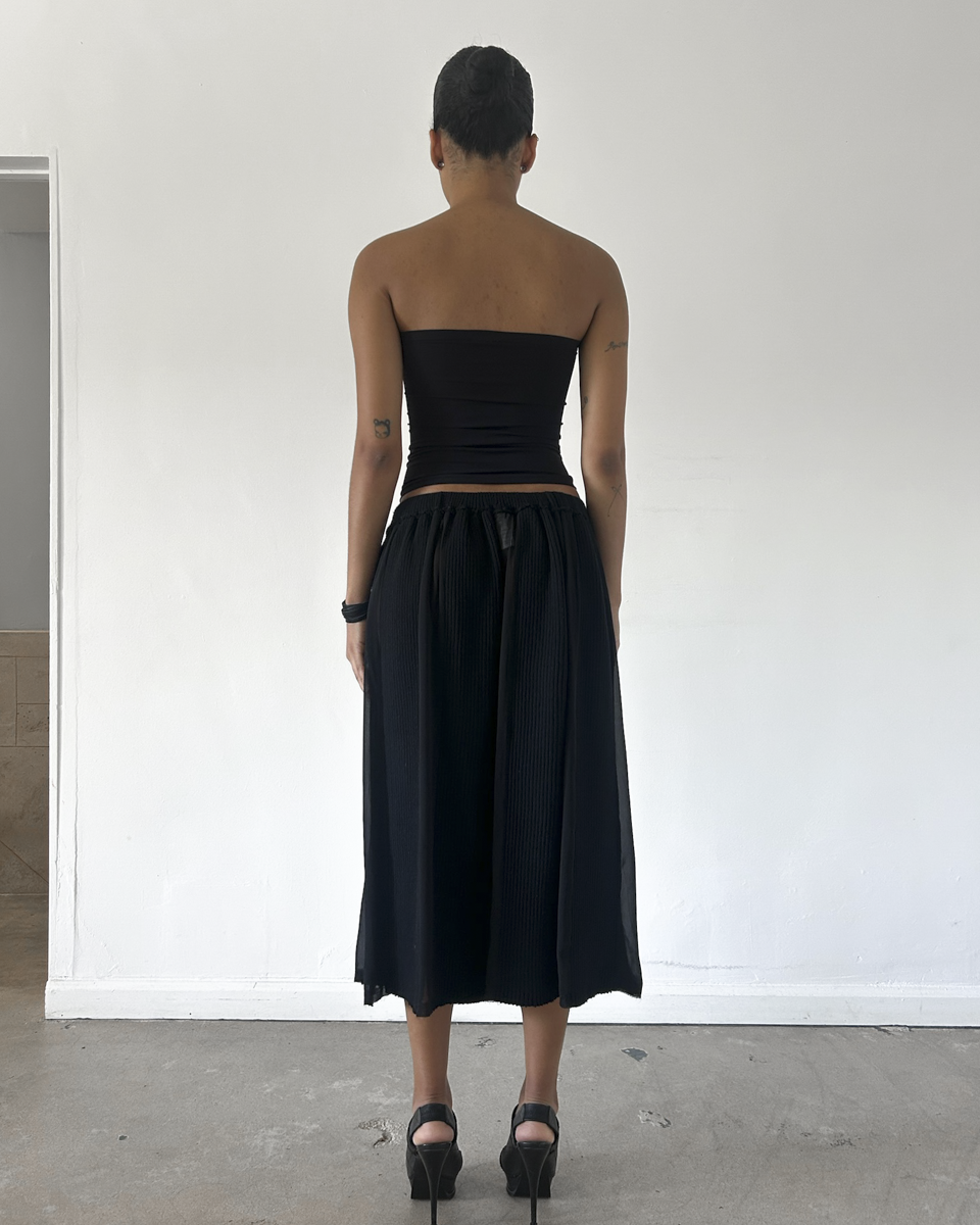 Robe de Chambre AW2002 Knit Pleated Skirt