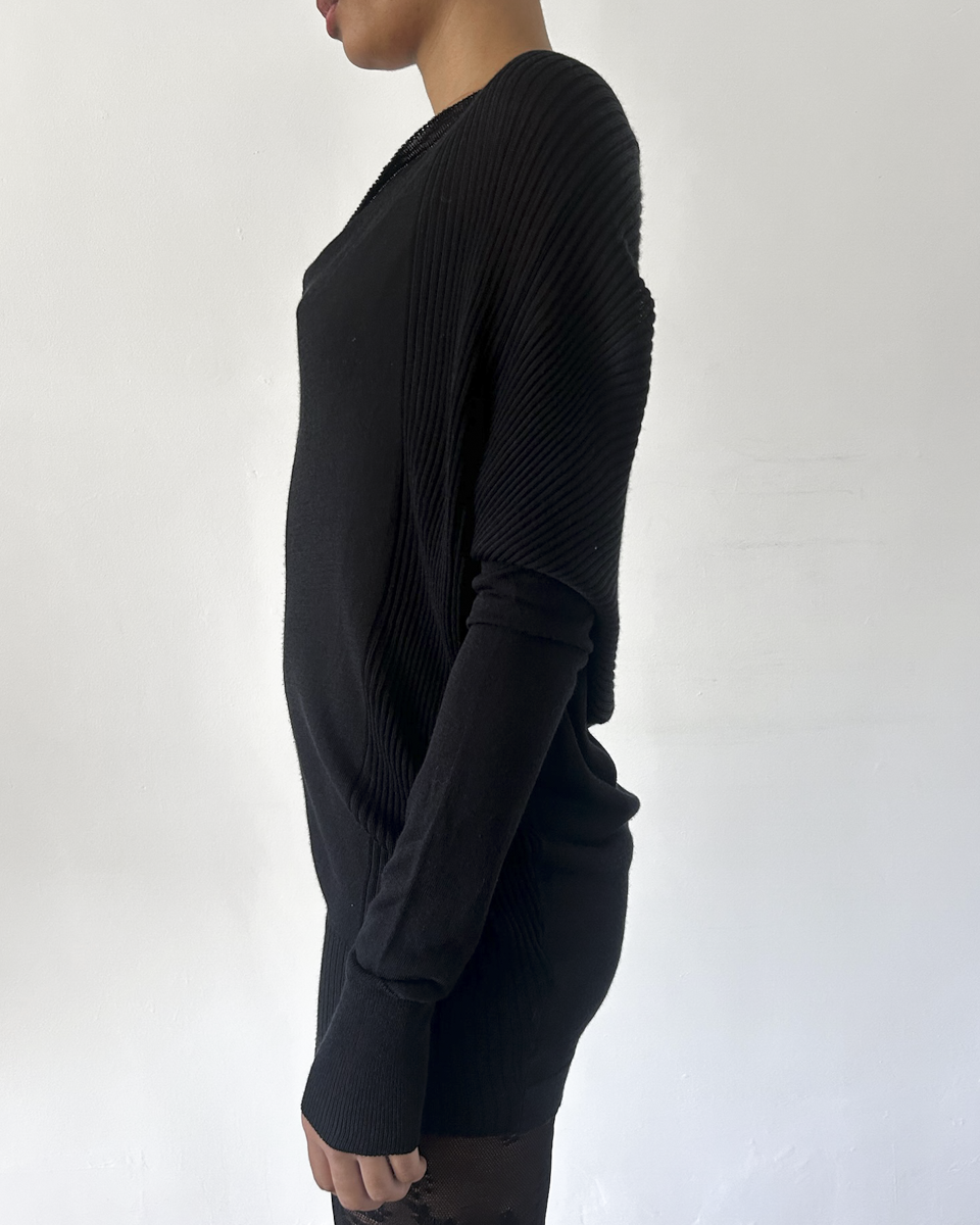 Ilaria Nistri Cowl Neck Tunic Sweater