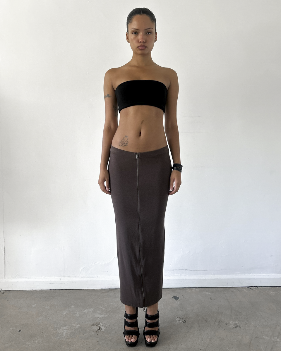 MM6 Maison Margiela Maxi Zipper Skirt