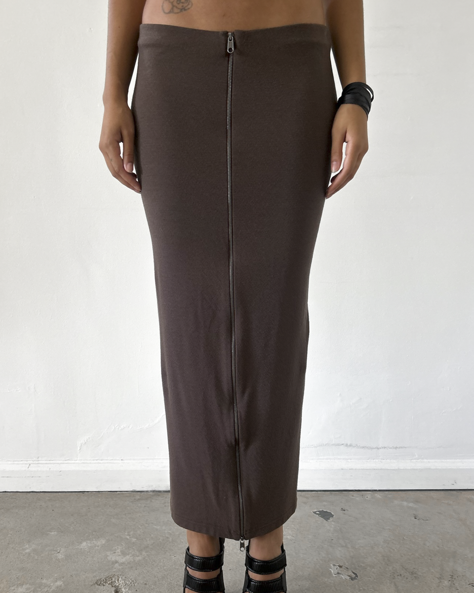 MM6 Maison Margiela Maxi Zipper Skirt