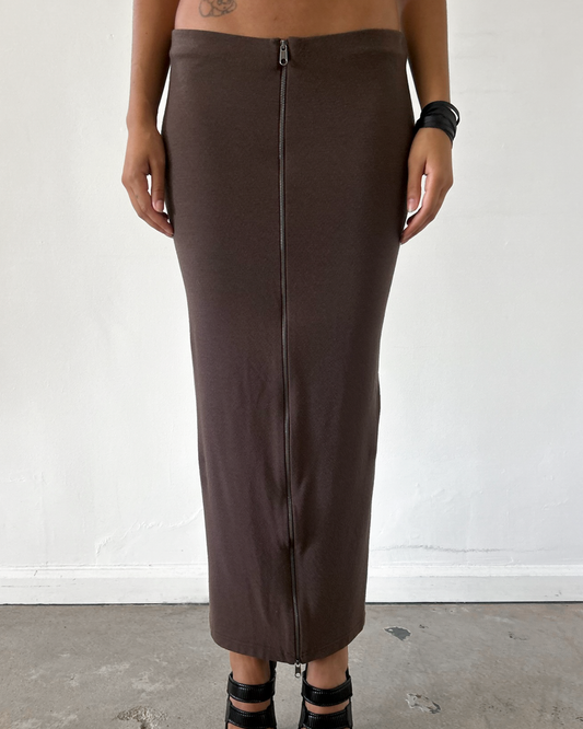 MM6 Maison Margiela Maxi Zipper Skirt