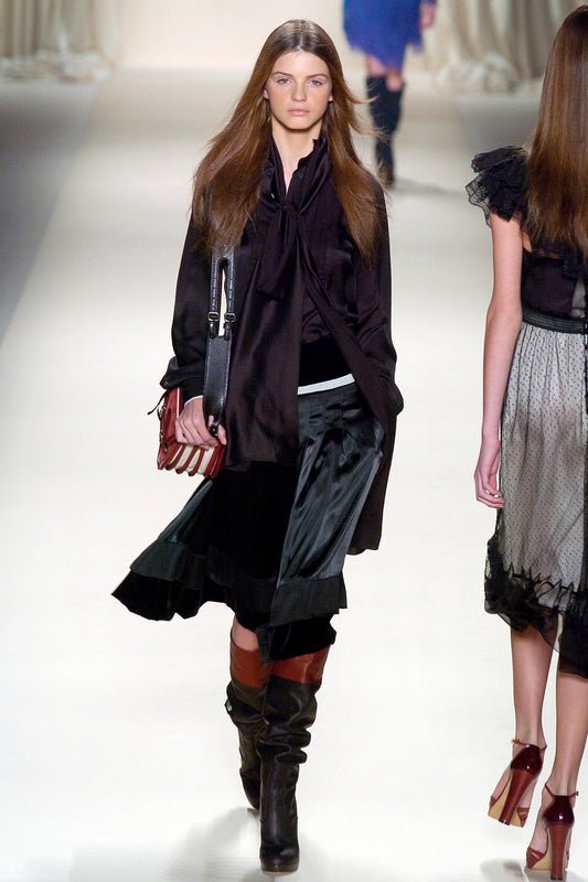 Chloè by Phoebe Philo FW2005 Pleated Skirt