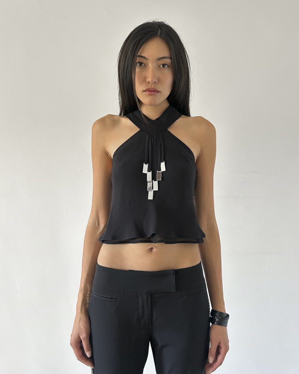 Emporio Armani (Runway) FW2003 Halter Top & Trouser Set