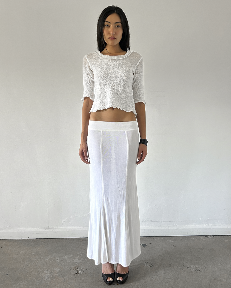 Celine Sheer Maxi Skirt