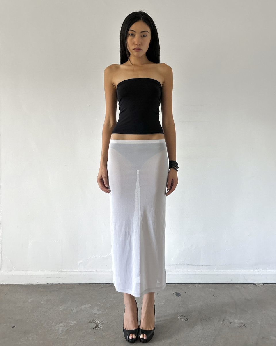 Issey Miyake Pleats Please (2007) Sheer Skirt