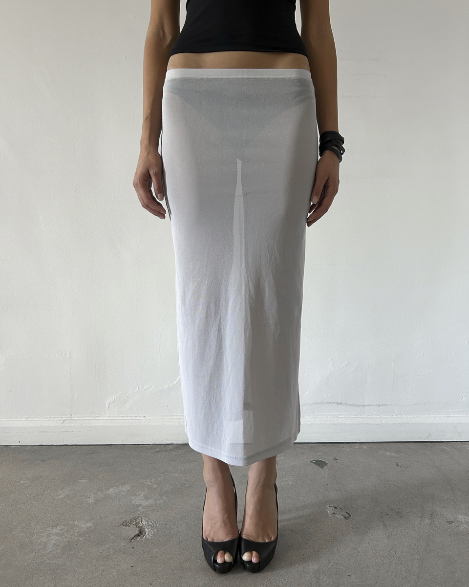 Issey Miyake Pleats Please (2007) Sheer Skirt