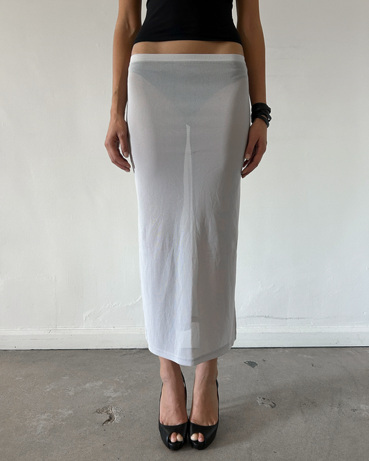 Issey Miyake Pleats Please (2007) Sheer Skirt