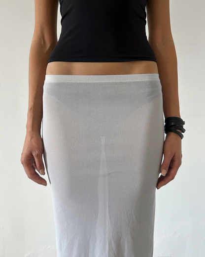 Issey Miyake Pleats Please (2007) Sheer Skirt